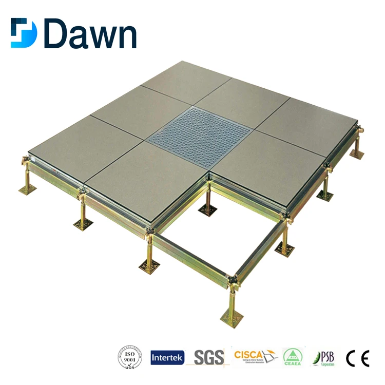 B-EC encased anti-static calcium sulphate raised access floor system