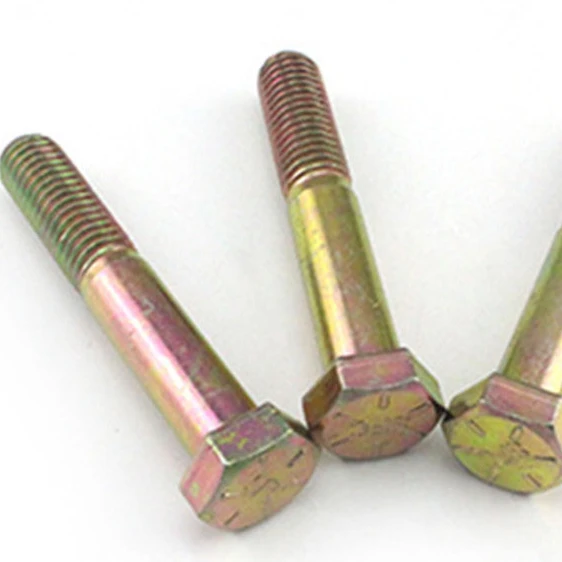 carbon steel hex galvanized steel bolt and nut