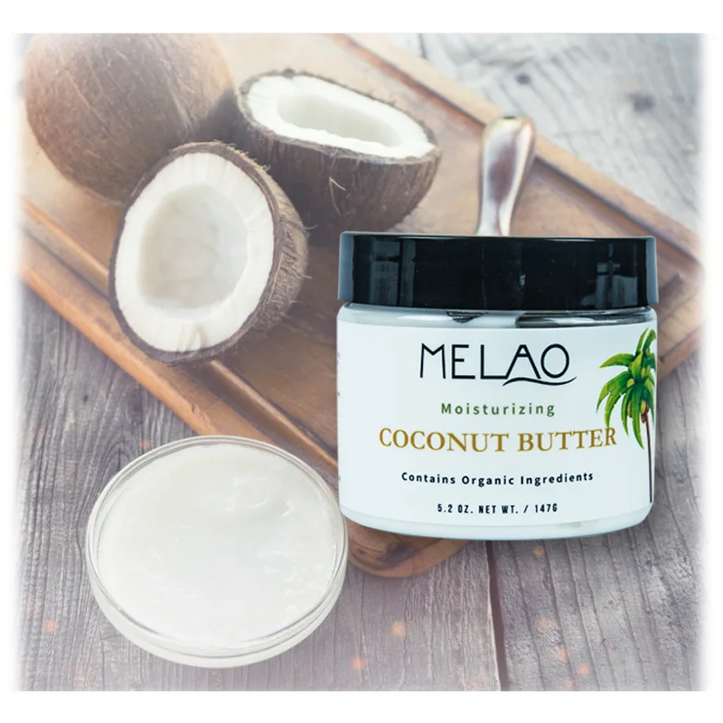 Private Label Pure Natural Whipped Butter Organic Raw Bulk Coconut Lotion Unrefined Cold-Pressed Body Skin Care Shea Butter