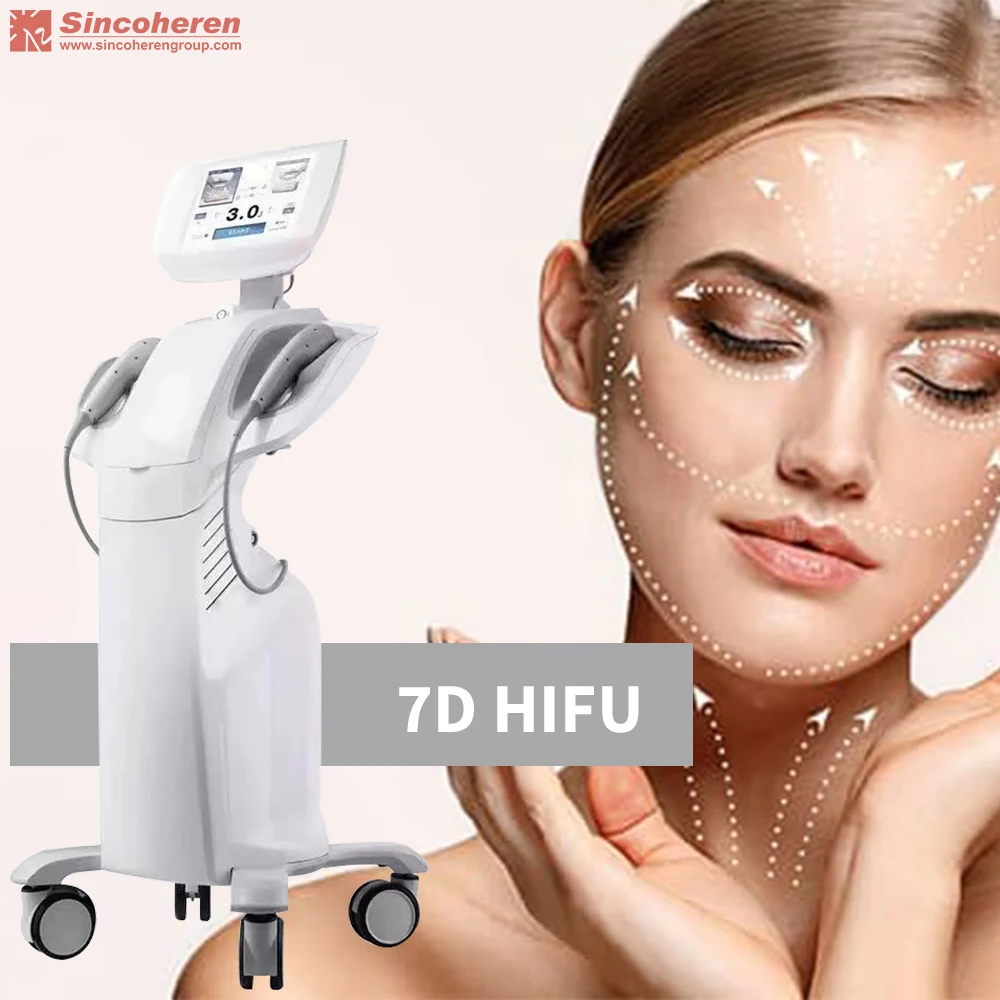 former 3 7d hifu smas face lifting Anti-wrinkle Korea face lifting Machine with 7 cartridge  III