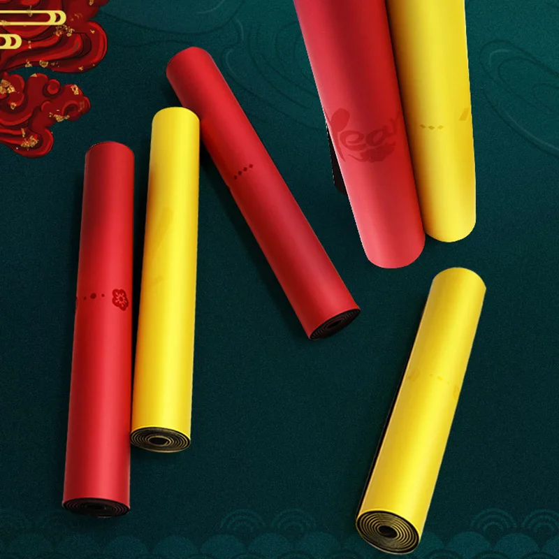 Chinese Zodiac Cattle Custom Logo Vegan PU Rubber Yoga Mat Laser Engraved Custom Printed GYM  Rubber Yoga Mat Custom