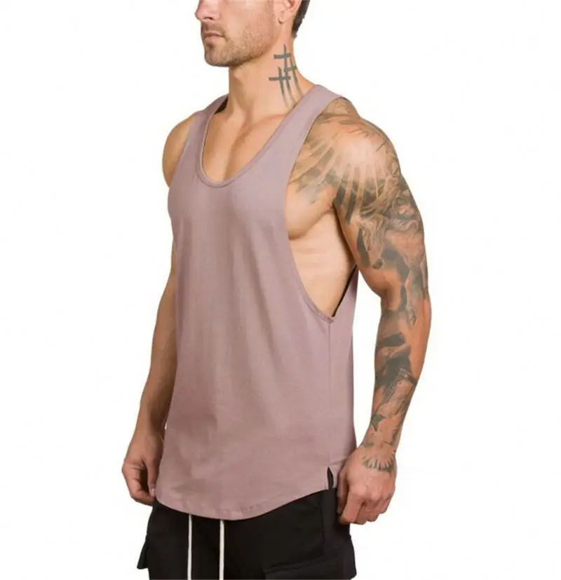  Slim Fit небольшое минимальное кол-во в заказе из хлопкополиэфирной ткани с разрезами по бокам жилет Облегающая рубашка топ на