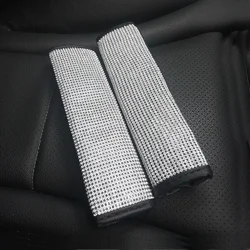 OXGIFT Wholesale 2022 Shoulder car safety seat belts cover with diamonds