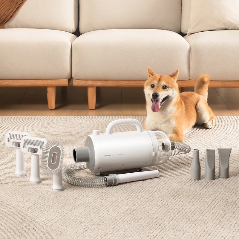 Amazon Hot Products Smart Hair Dryer With Comb Hair Straightener Salon Slicker Brush Pet Hair Cleaner Brush Secadora Para Perros