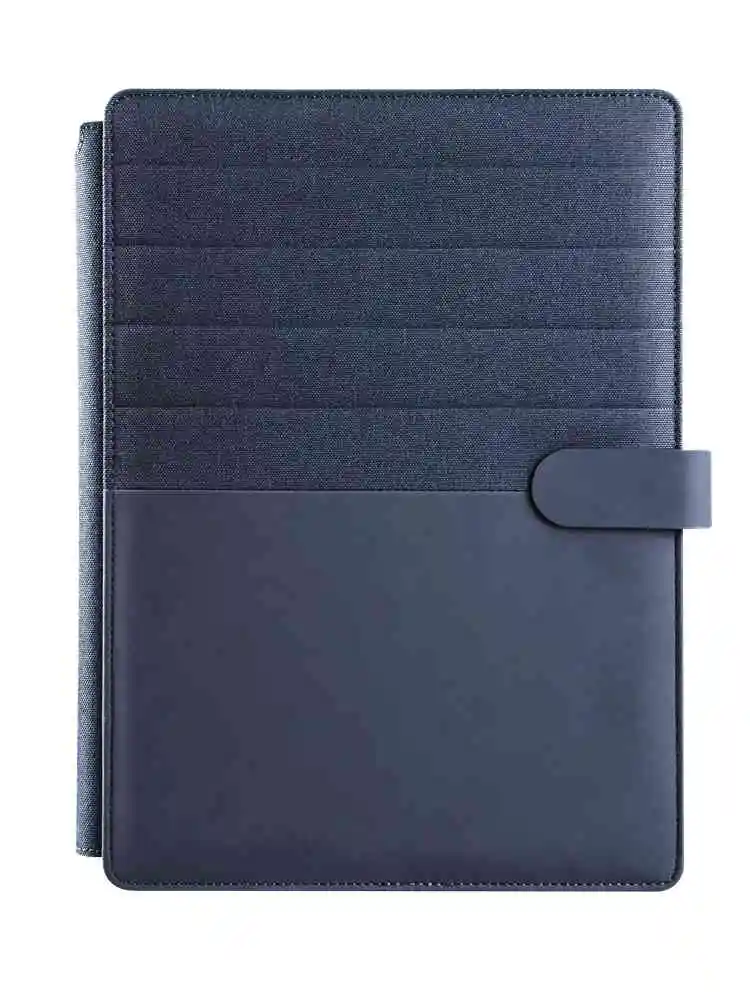 
Factory Supply Attractive Price Custom Leather Business Portfolio Folder 