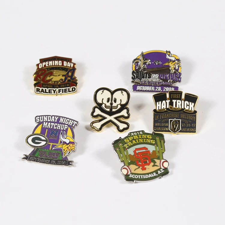 Custom Hat Jean Clothes Zinc Alloy Name Tag Pin Brand Logo Name Metal Lapel Pin Badges