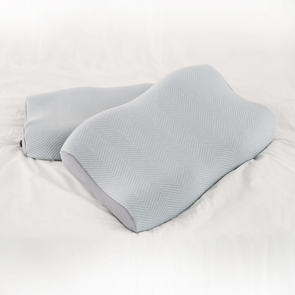 Ортопедические изогнутые шейные позвонки шеи боли контур Бабочка Форма анти храп пены памяти подушка