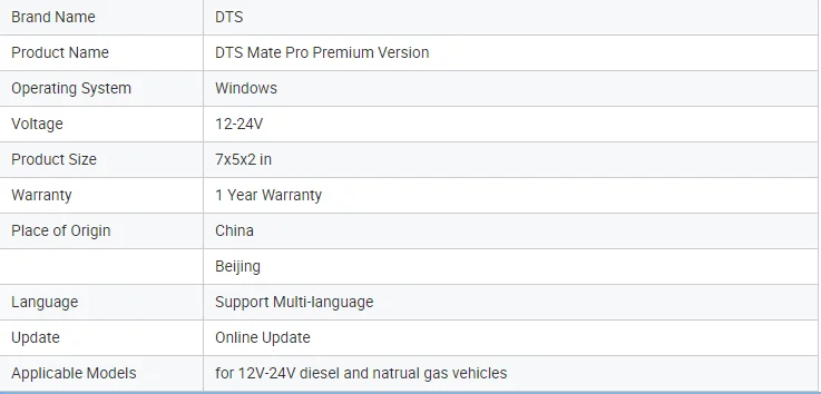 DTS Mate Pro премиум-версия высокопроизводительный дизельный декодер диагностический и ECU мигающий прибор
