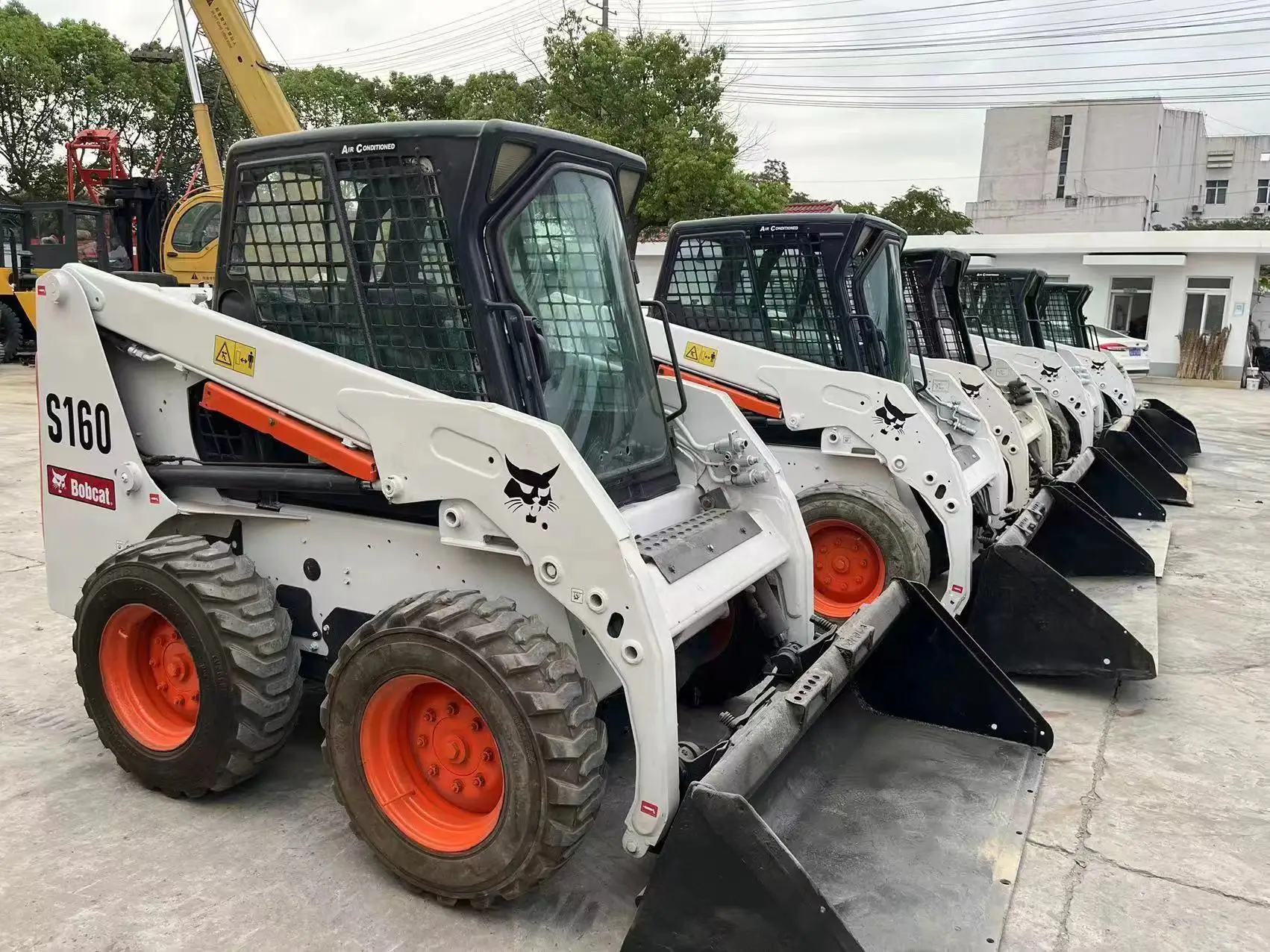 used construction machinery  2017 Bobcat S160 Engineering  Wheel Loader Skid Steer Loader