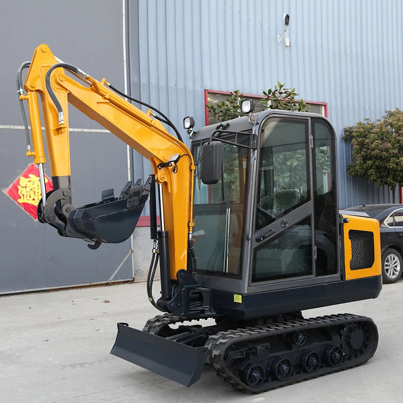 Earth-moving machinery 3 ton excavator kubota engine  mini gardening excavator Crawler Excavator Bucket