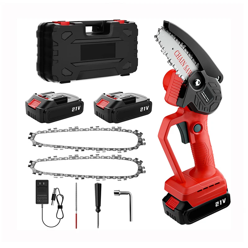 Small Size Tree Cutting Chainsaw 4 Inch 6 Inch Lithium Battery Powered Portable Chainsaw