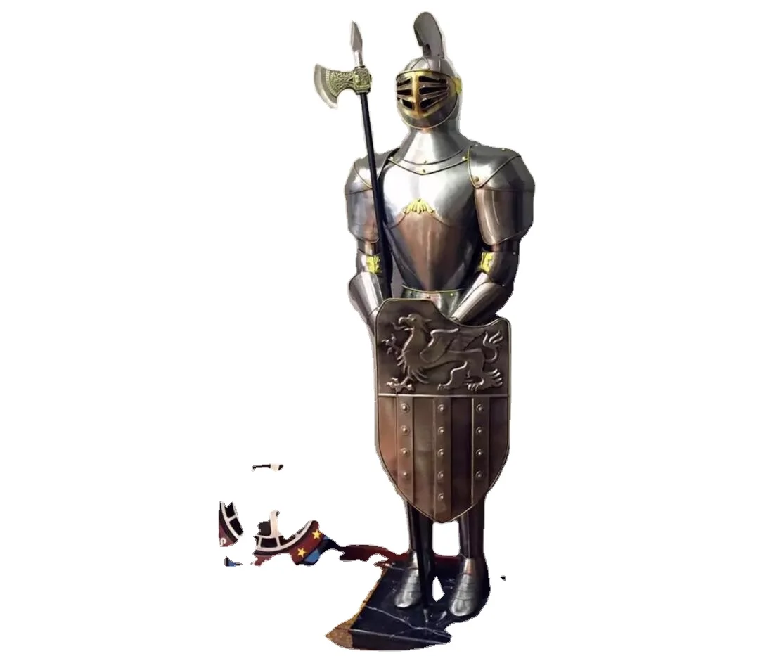 Medieval Knight Templar Body Armor Suit Collectible Full Suit of Armor Wearable & Home Office Decor Gift