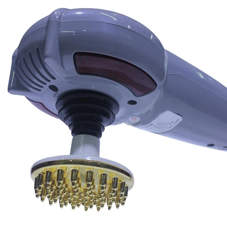 updated  changeable massage heads blood circulation vibration body massager matching 7pcs heads