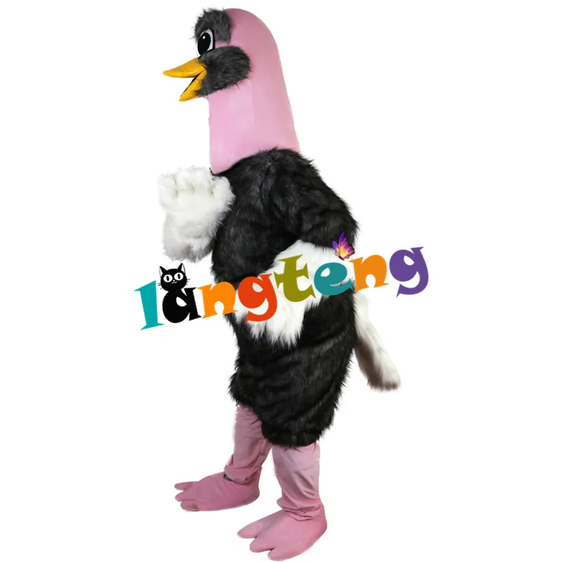 718 Cartoon Halloween Cosplay Party Christmas  Carnival Apparel Brown Ostrich Mascot Costumes