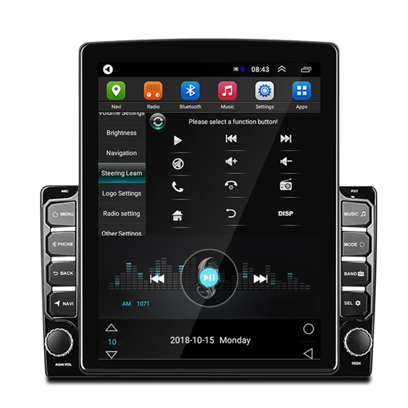 Auto Stereo Car Radio 2 Din GPS HD 1080P Car MP5 Player with  WIFI Support Rear Camera