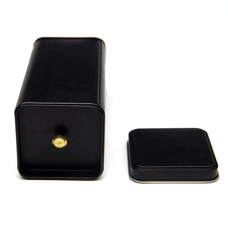 Factory Customized Tea-Leaves Gift Metal Packaging Double Layer Lid Inner Lid Seal Airtight Tea Tin Can With High Quality