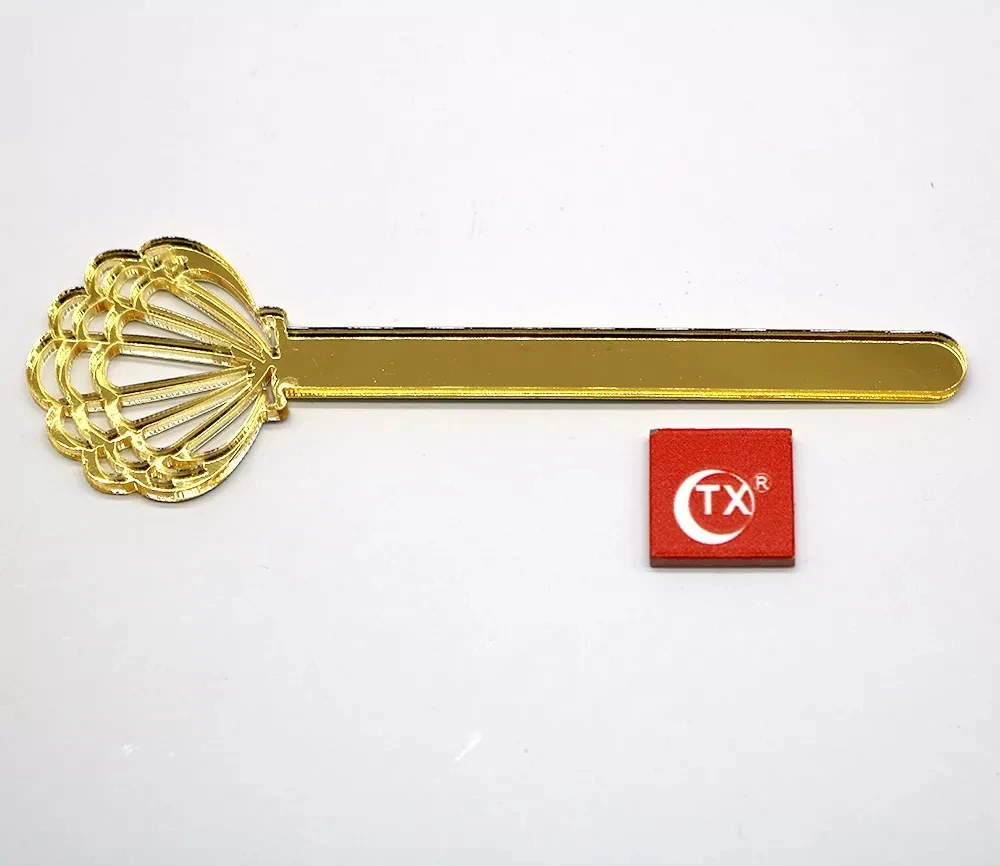 Acrylic Glitter Cake Decorating Popsicle molds Ice Cream Stick Ice Plastic For Baking Cake Decorations