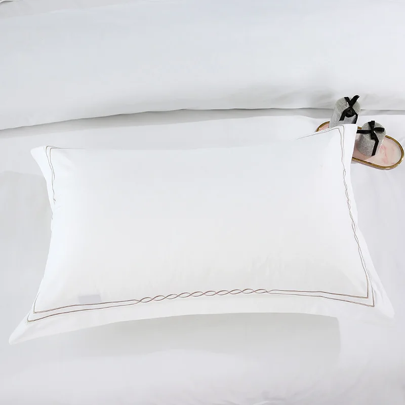 5 Star Hotel Bedding Set 400Tc Twin Queen King Size Bed Linen 100% Cotton Hotel Fitted Bed Sheet Hotel Linen