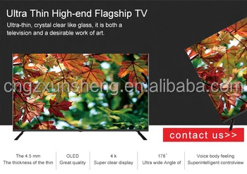 4K UHD Android 4 70 85 98 120 дюймов Смарт-светодиодный Телевизор с