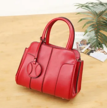 
TS8049 2020 Wholesale genuine leather handbag new shoulder bag large capacity messenger Tote bag top handle bag for women 