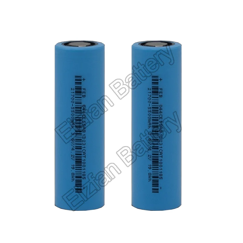 21700 5.5Ah 3.6V Li-ion rechargeable battery cell, lithium ion 21700 5500mAh battery, 21700 M58T 5800mAh replacement battery