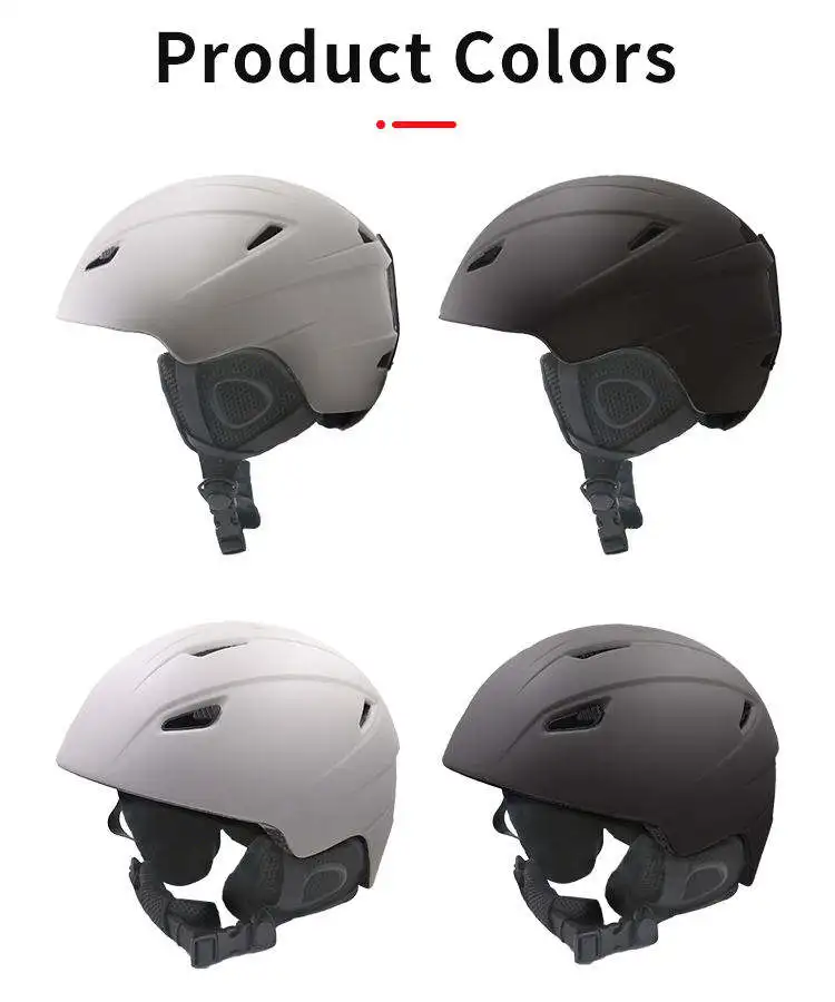Jiepolly Custom Ski Helmet Adults With Goggles Winter Sports Designed Mountain Bike Breathable Abs Skiing Snow