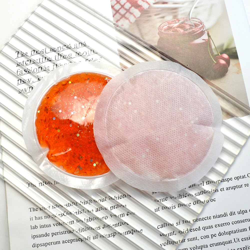 Hot Cold Gel Ice Pack Circular Cold Compress with non-woven for Pain Relief Toothaches Breast Surgery Round Ice Packs for Face