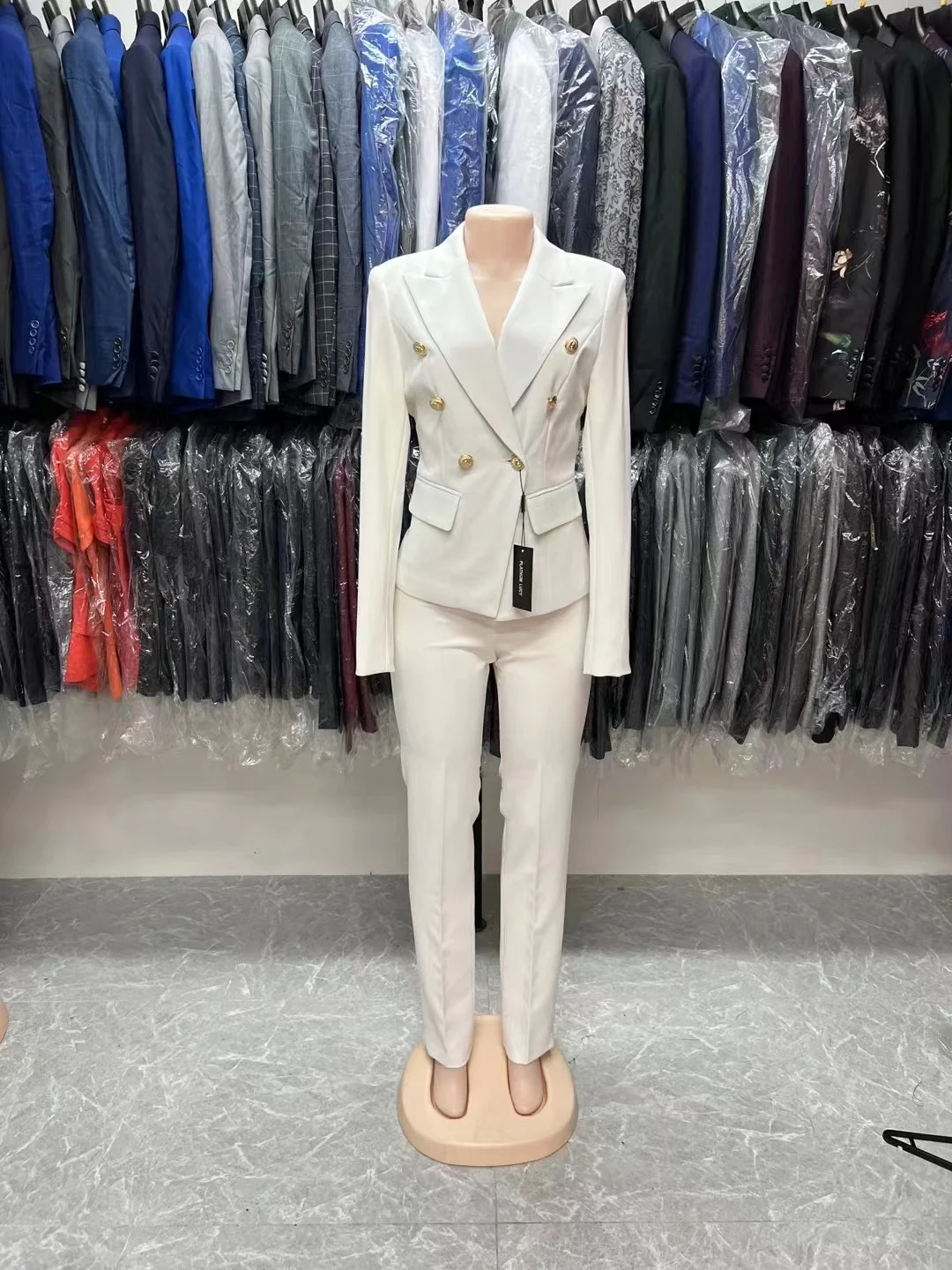 High Quality Ladies Office Wear Anti-Shrink Anti-Static Anti-Wrinkle Breathable Plus Size Office Wear For Women