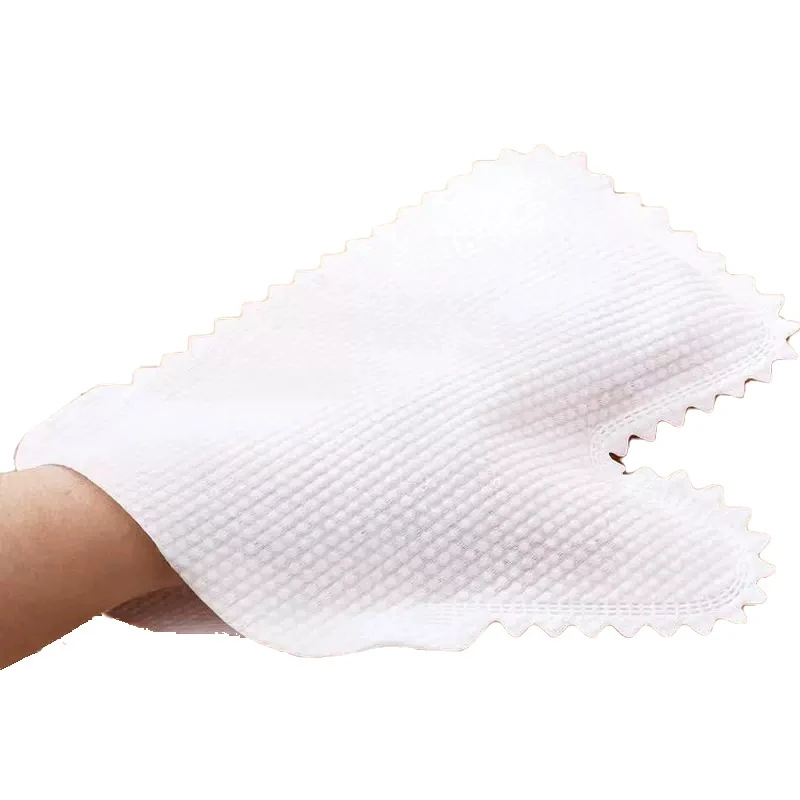 disposable nonwoven glove dust cloth pearl embossed nonwoven dust cleaning glove