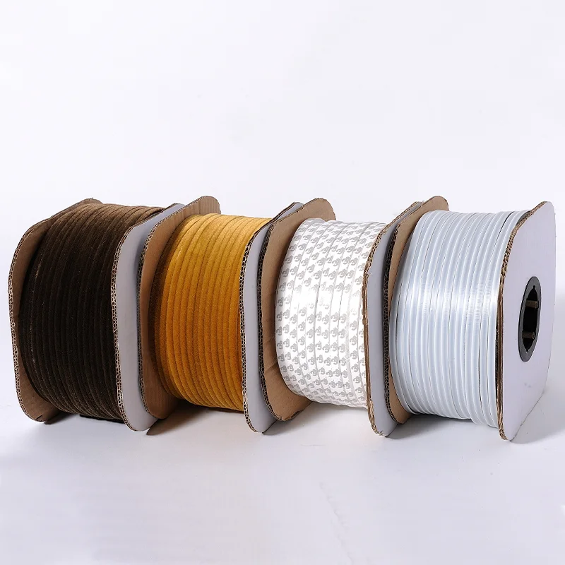 CLJ Hot Melt Self-Adhesive Bristles Weather Strip Sliding Window Weather Stripping Brush Seal With Hot Melt Glue Tape