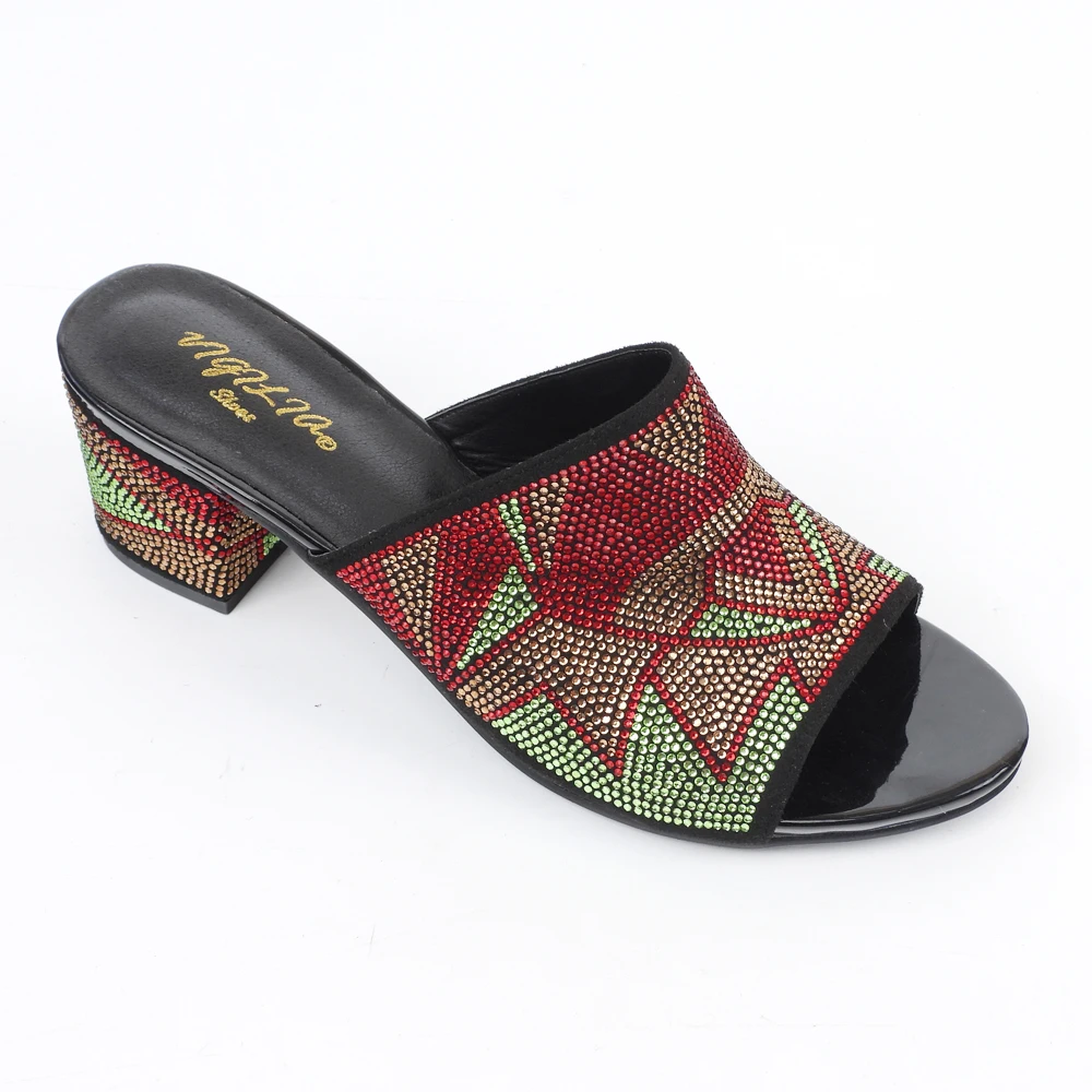 Fish Mouth Summer Ladies High Heel Shoes Fashionable Shining Beautiful Ladies Slippers Shoes