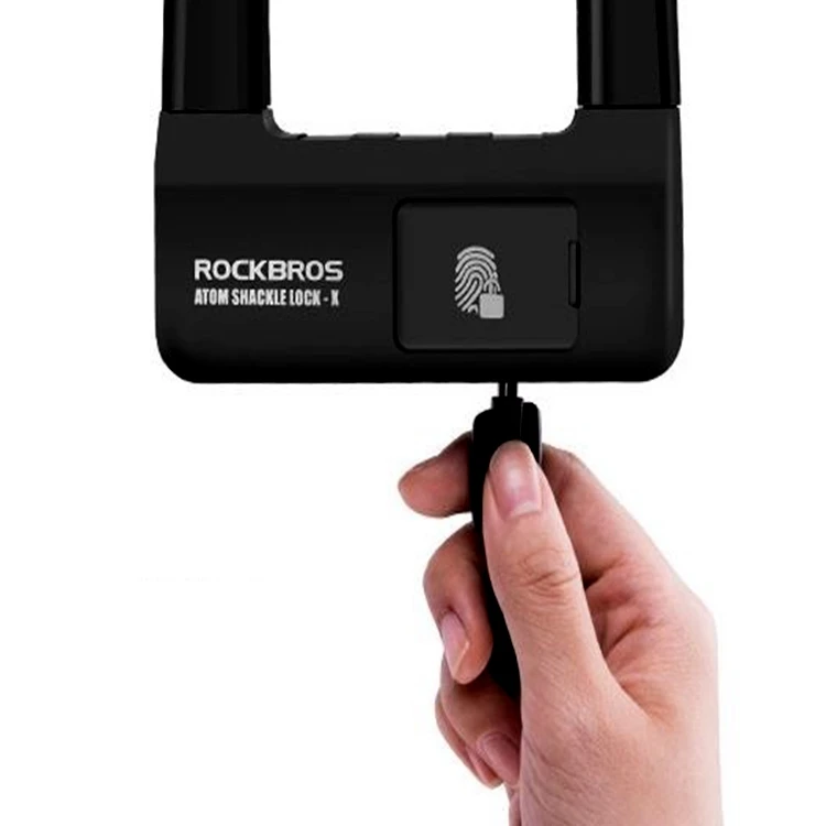 Good Stability Wear Resisting Safe Environmental Material Fingerprint Bike Lock