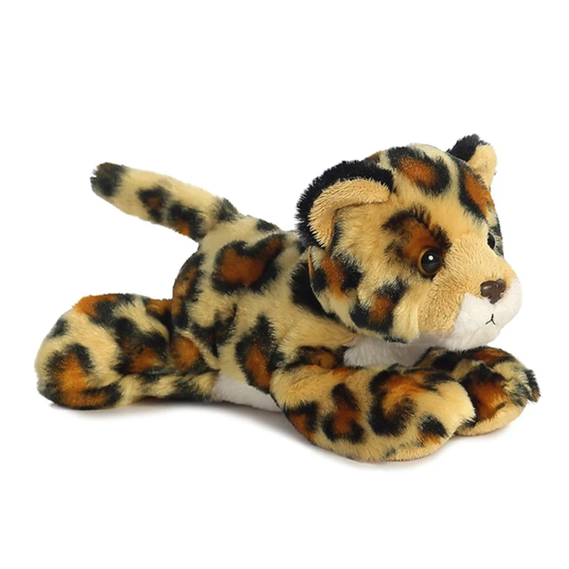 2025 Hot Sale Cute Soft Stuffed Animals 20CM Plush Toy Tiger /Snow Leopard/ Rhino/Elephant Logo Custom Plush Toys