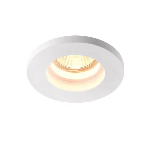 GDLED 7W Gypsum Recessed Ceiling Light GU10 Light Fitting Gypsum