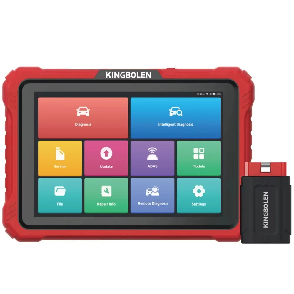 New Arrival Kingbolen K10 PRO Full System OBD2 Scanner Car Diagnostic Tools 40 Resets Resets ECU Coding Active Test