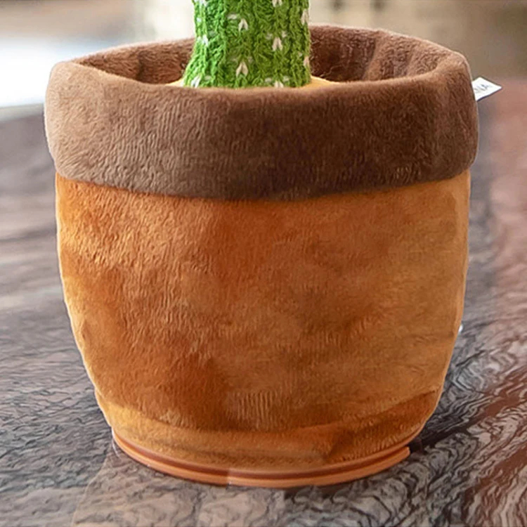 factory price singing cactus fleece toy wholesale price pet cactus que repite lo que dices y baila dancing cactus plush toy