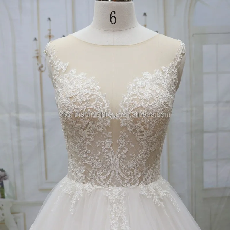 Alibaba Wholesale White Wedding Dress Bridal Gown Ball Gown Wedding Dress 2020