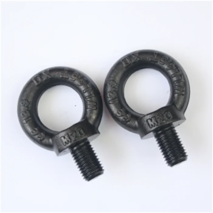 Черный овальный пружинный крюк для зажима молния в форме стеклянных алюминиевых болтов