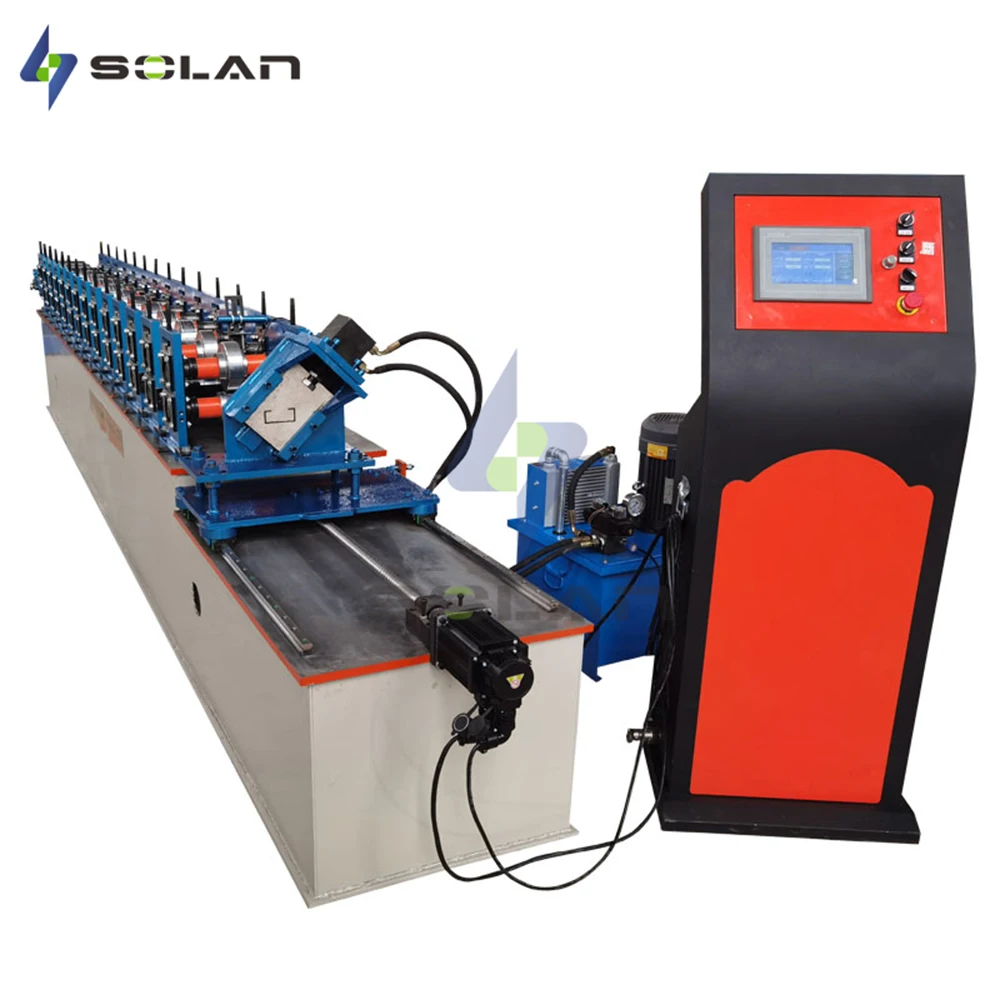 Fully Automatic light steel keel Truss drywall c profile channel u shaped T grid omega roll forming making machine