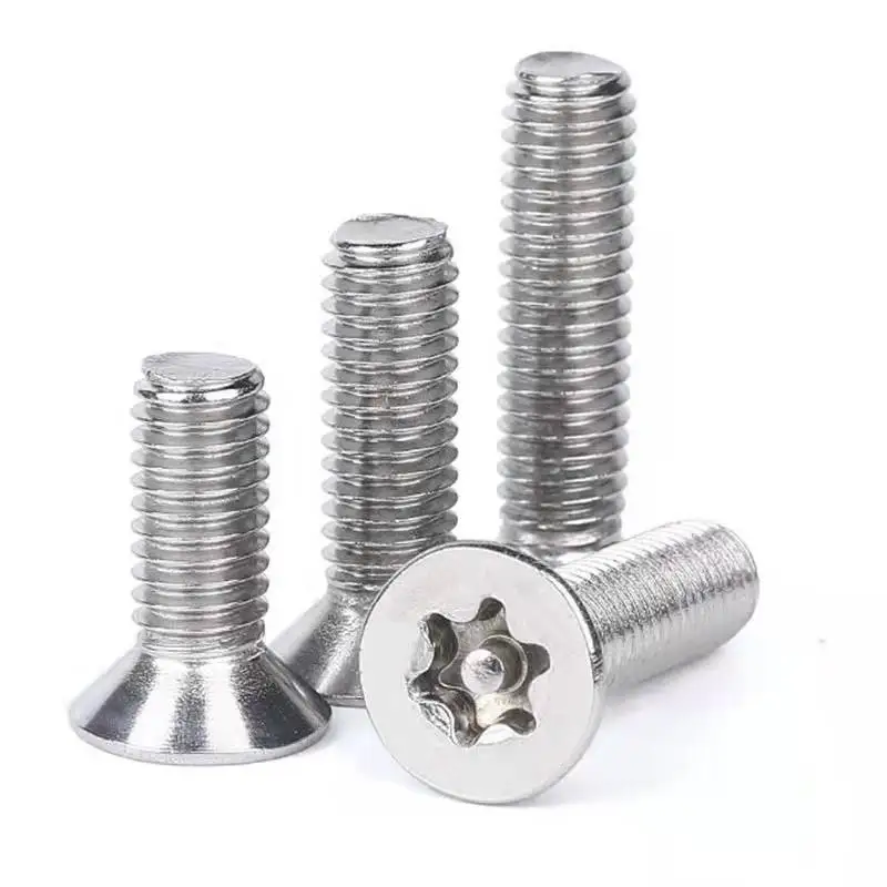 GB2673 M3 M4 M5 M6 M7 M8 M10 из нержавеющей стали Torx с потайной головкой винт плоской противоугонные защитные винты