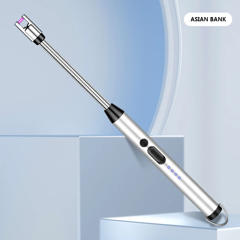 JL822-2 Longer Stick Pulse Igniter 360 Flexible Neck Type-C Fast Charging Electric BBQ Lighter for sale