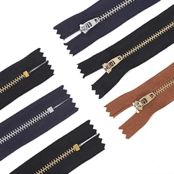 Manufacture Wholesale 3# 5# Metal Zipper Close-end High Quality Custom Zipper Auto Lock YG Brass Slider For Jeans Bags Garments