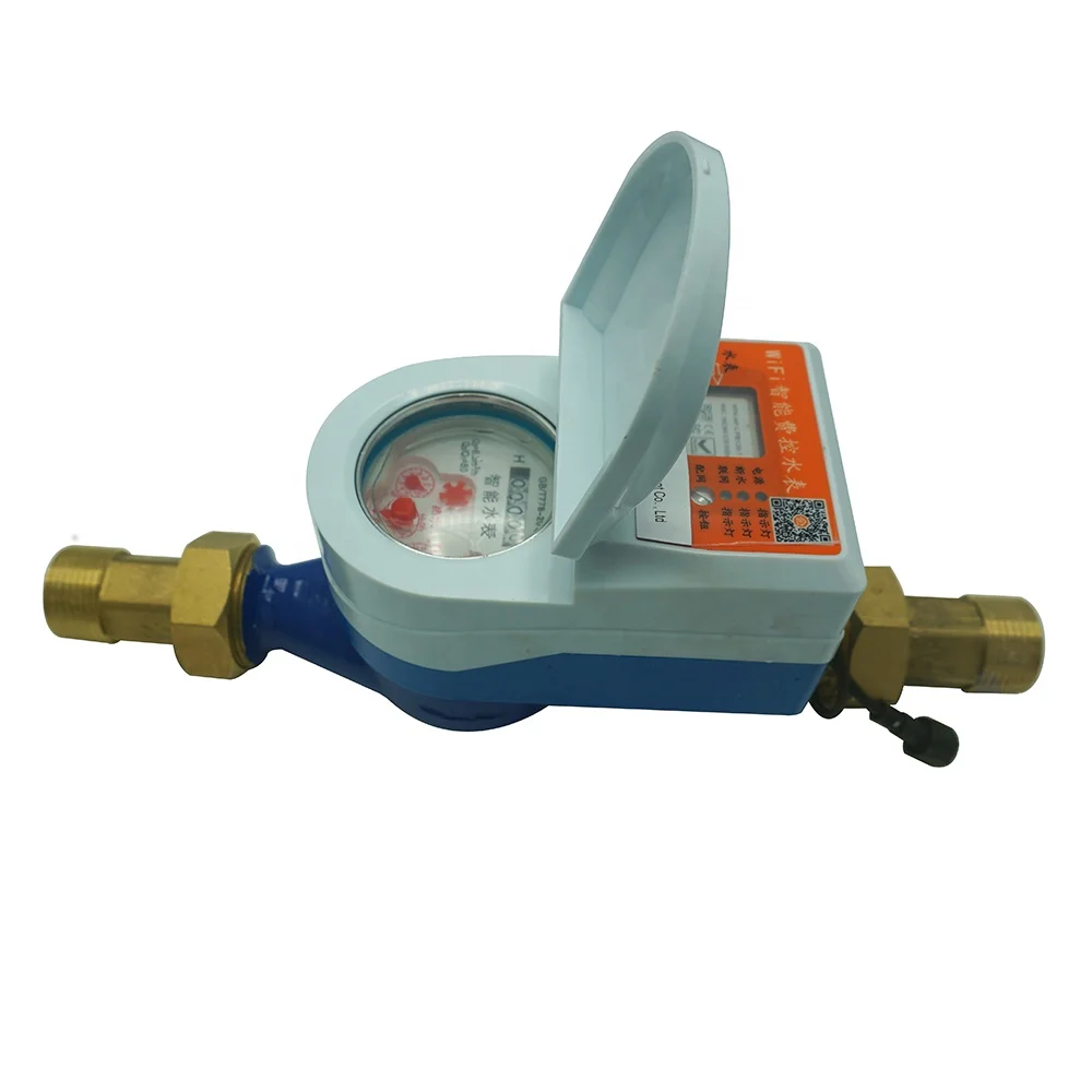 wifi prepaid water meter mobile phone applet valve control smart water fee calculation