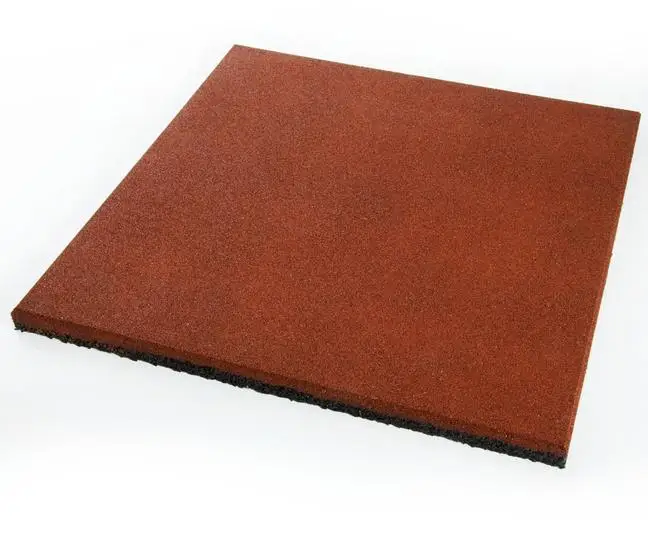 Long-lasting rubber brick Outdoor rubber floor for the park kindergarten walkway playground rubber tiles supplier