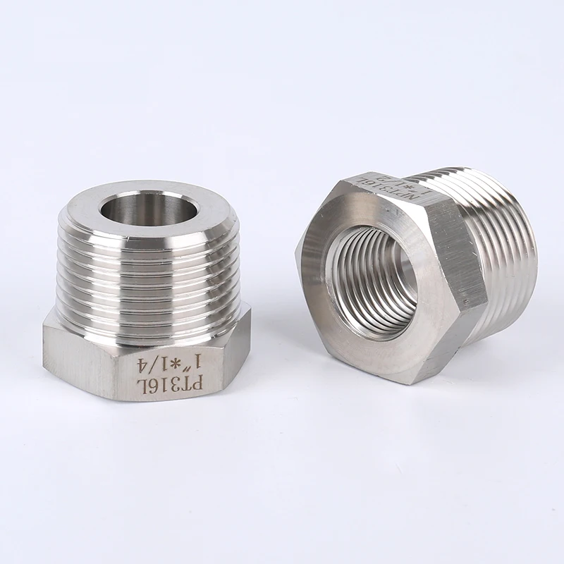 forged steel F316 3000# thread hex reducing bushing