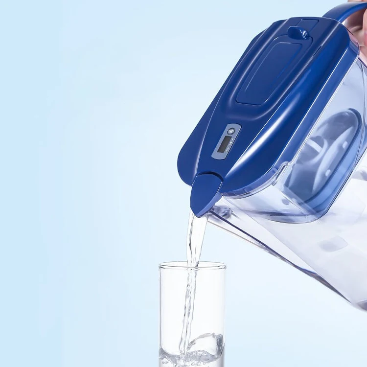 Portable Household Kitchen Pitcher 3.5L Alkaline Water Filter Purifier Pitcher Jug With Carbon Filter