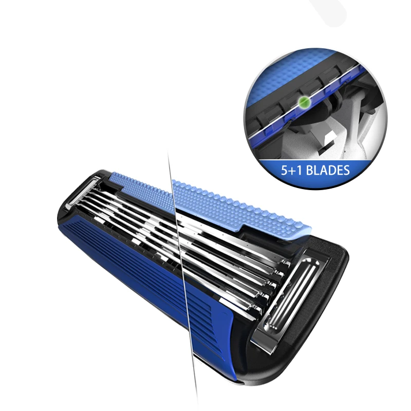 Eco Friendly Scraper Razor Blades 5 Layers Replacement Blades Razor for Sensitive Skin