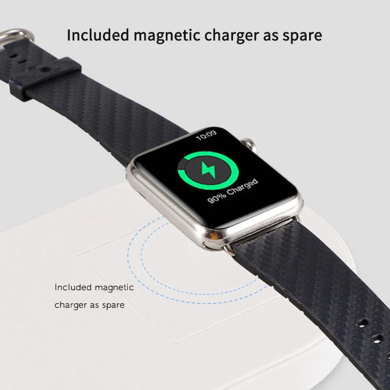 Newest 2020 shenzhen wireless charger sensor Watch mobile phone headset 3 in 1 wholesale custom logo oem fast wireless charger