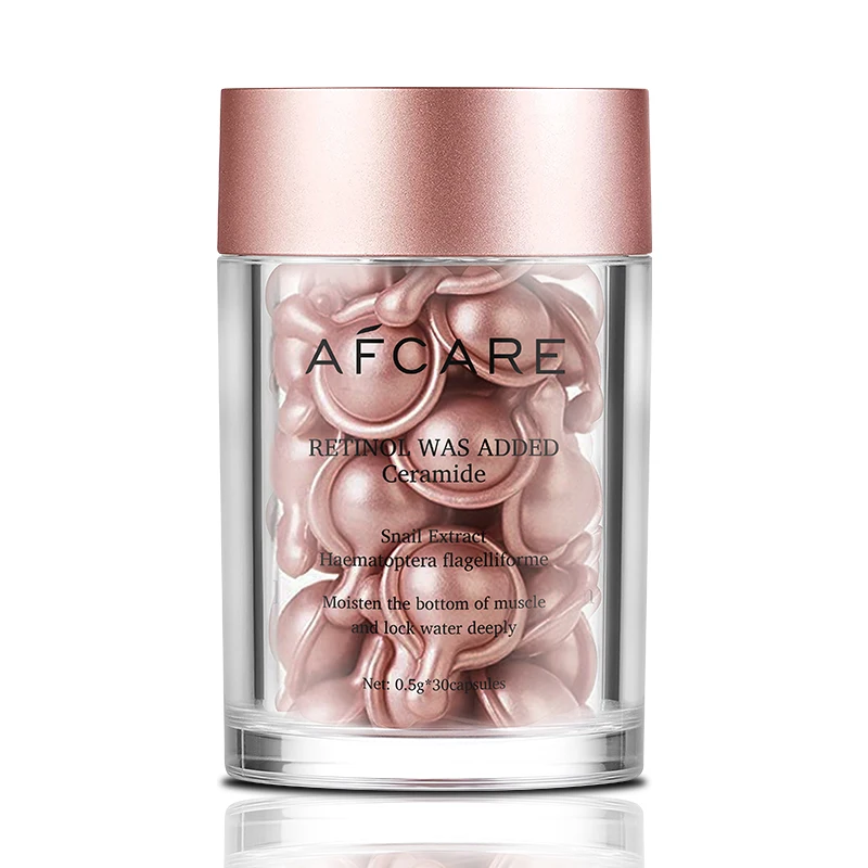 Night Repairing and Retinol Ceramide Capsules Line Erasing Serum 30 Pieces Moisturizing