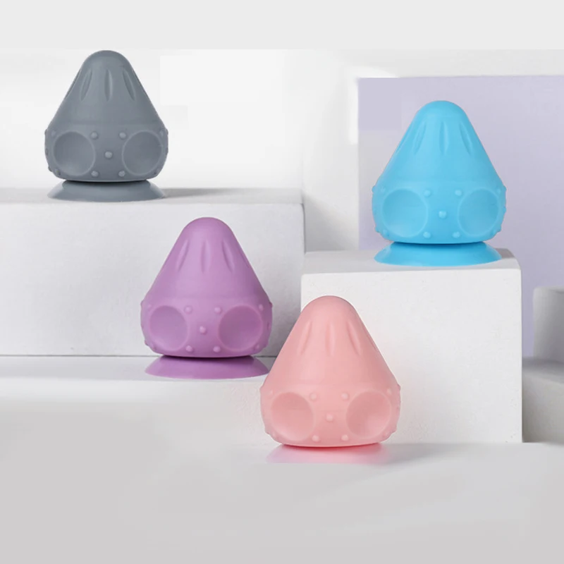 Silicone Massage Cone Solid Adsorption Ball Muscle Release Thoracic Spine Back Foot Massage Ball Back Acupressure Massage